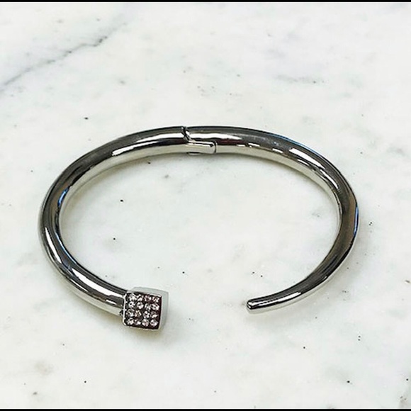 Pavé Cubic Zirconia Cube Bracelet,NWT-Boutique - Picture 9 of 10